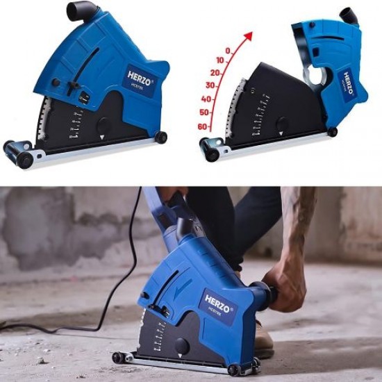 Aparat Ø 230 mm Derinlik Ayarlı Vakum Çıkışlı Derz Kesme