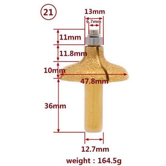 CNC Profil Vakum Elmas Ucu