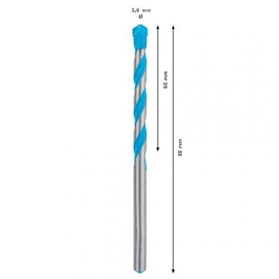 Ø05 BOSCH CYL-9 Çok Amaçlı Matkap Ucu 5*85 mm Ø05 BOSCH CYL-9 Çok Amaçlı Matkap Ucu 5*85 mm
