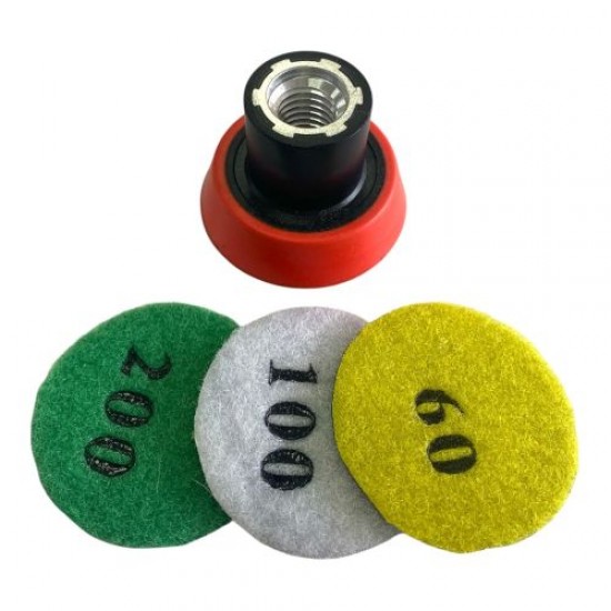 2" 50mm 3 LÜ ELEKTROLİZE SET + M14 CIRT TABAN
