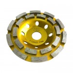 Ø125 mm Elmas Çanak Taşlama Diski Çift Sıra