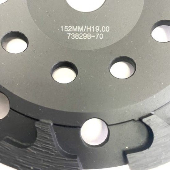 Ø152 mm HILTI için Uygun Elmas Çanak Taşlama Diski