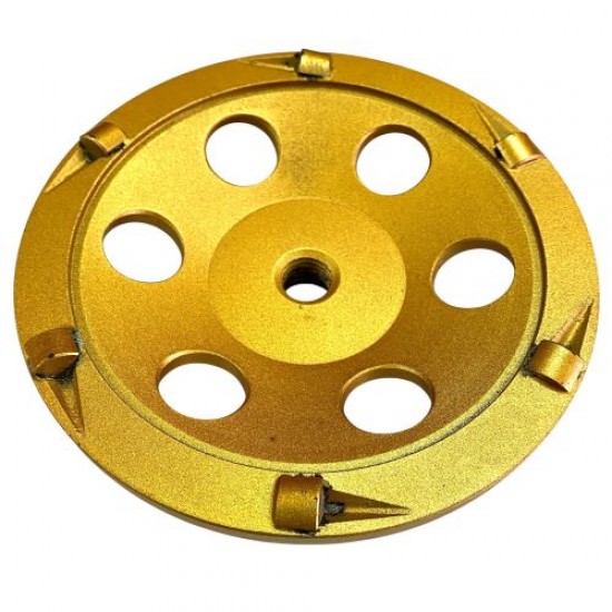 Ø125 mm PCD Çanak Taşlama Diski EPOKSİ BOYA KAZIMA Ø125 mm PCD Çanak Taşlama Diski EPOKSİ BOYA KAZIMA