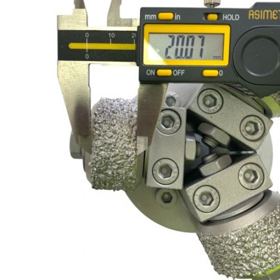 Kumlama 3 lü Topuz Avuç İçi Taşlama M14 Bağlantılı ORTA