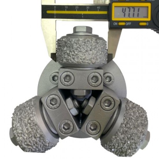 Kumlama 3 lü Topuz Avuç İçi Taşlama M14 Bağlantılı ORTA