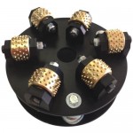 Mucarta Çekiçleme Desen 6 Topuzlu Yaylı - Makine Tablalı