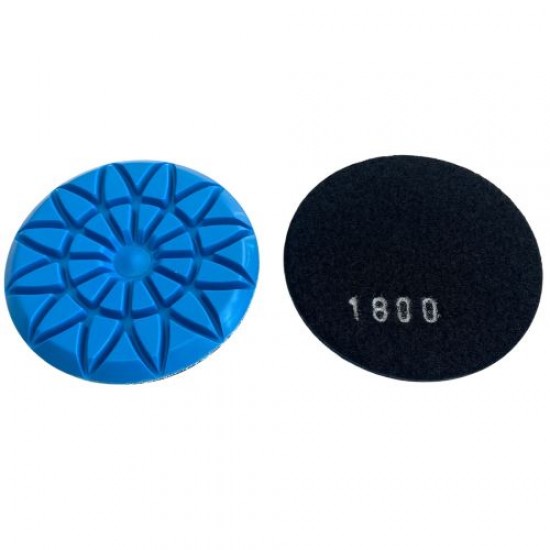 4" 100 mm No: 1800 Sulu Granit Mermer Doğal Taş Parlatma Reçineli Ped