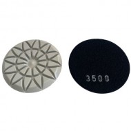 4" 100 mm No: 3500 Sulu Granit Mermer Doğal Taş Parlatma Reçineli Ped
