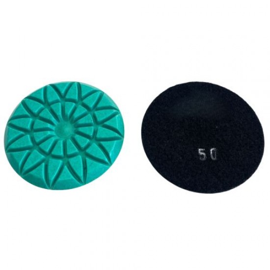 4" 100 mm No: 50 Sulu Granit Mermer Doğal Taş Parlatma Reçineli Ped