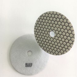 5" 125mm No: BUFF Beyaz Kuru Parlatma Pedi