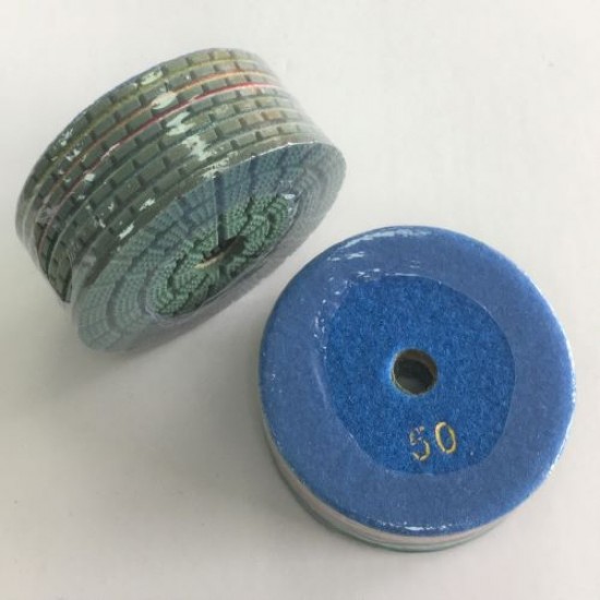 4" 100mm Yeşil Parlatma Elmas Ped SET